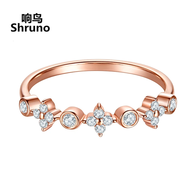 Shruno Solid 14K Rose Gold Round DEF Color Moissanite Diamond Engagement Ring Women Wedding matching Band Fine Jewelry Gift
Shruno Solid 14K Rose Gold Round DEF Color Moissanite Diamond Engagement Ring Women Wedding matching Band Fine Jewelry Gift