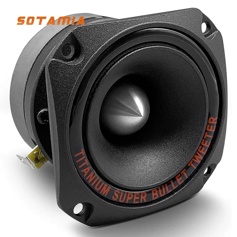 SOTAMIA 1PCS High Quality 8 Ohm 300 Watt 70 Magnetic High Power Car Horn Bullet Tweeter High Power Bluetooth Speaker
SOTAMIA 1PCS High Quality 8 Ohm 300 Watt 70 Magnetic High Power Car Horn Bullet Tweeter High Power Bluetooth Speaker