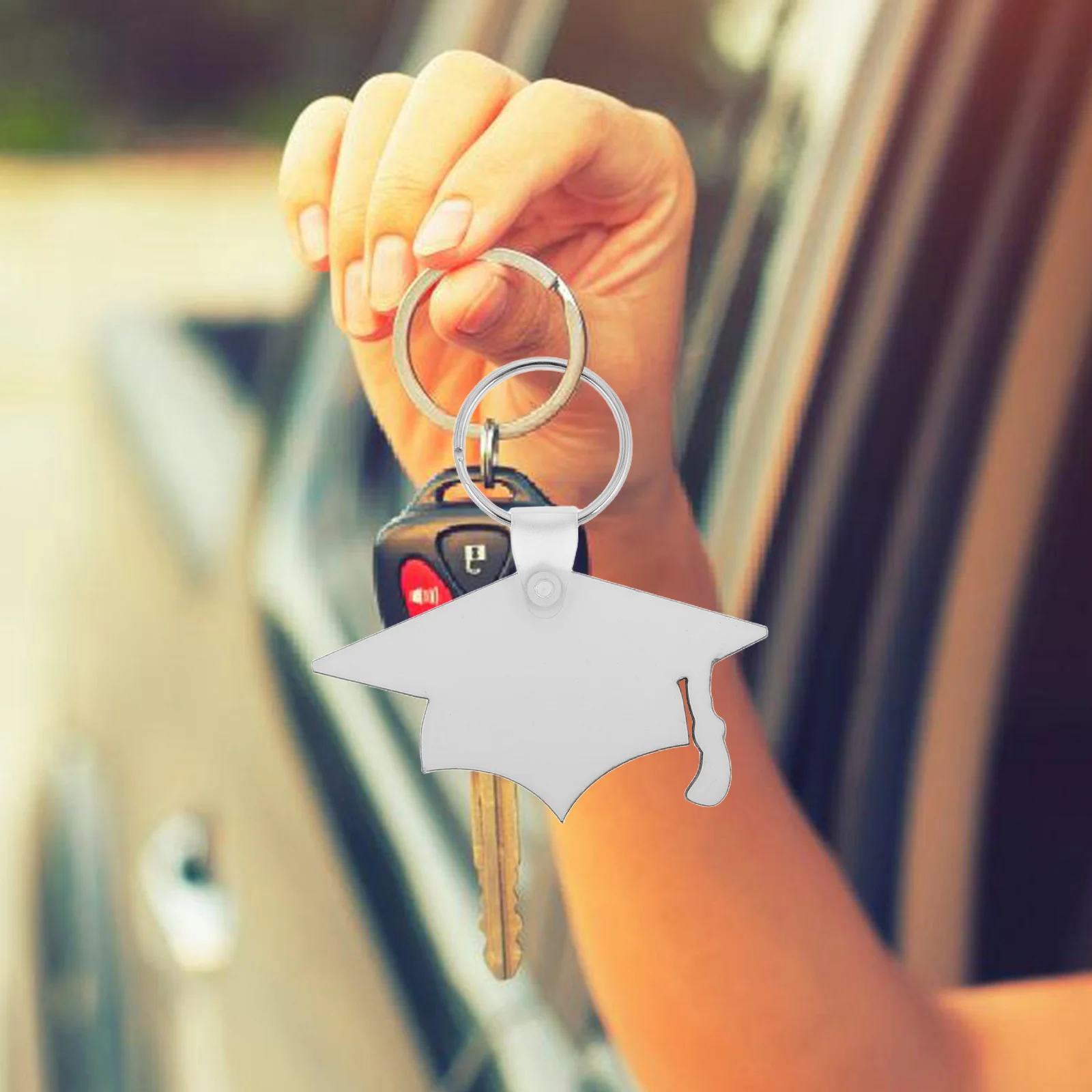 8pcs Durable Graduation Cap Keychain Sublimation Blanks Heat Transfer Diy Pendant Tassel Charm Decorations For Graduation Season
8pcs Durable Graduation Cap Keychain Sublimation Blanks Heat Transfer Diy Pendant Tassel Charm Decorations For Graduation Season