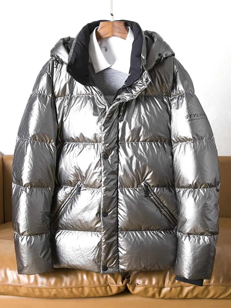 Thiened Fce! Detachable Hat! Men's Autumn Winter Warmth Du down Jaet Outerwear Trendy ort Sle Youth
Thiened Fce! Detachable Hat! Men's Autumn Winter Warmth Du down Jaet Outerwear Trendy ort Sle Youth