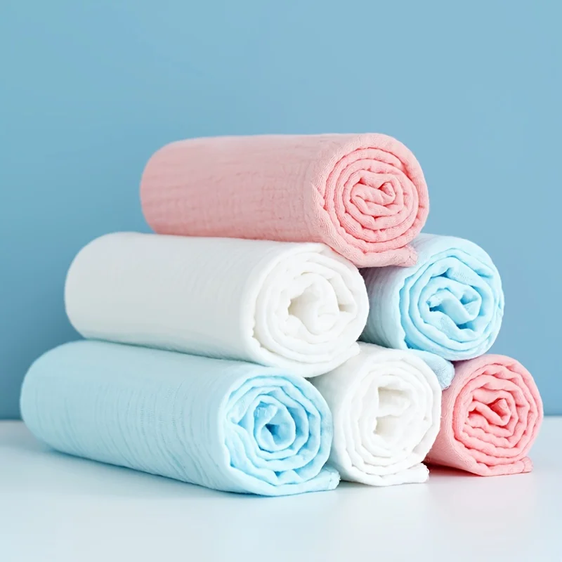 6pcs of Solid Color, Pure Gauze Cloth, Reusable Diapers That Are Lightweight And Breathable
6pcs of Solid Color, Pure Gauze Cloth, Reusable Diapers That Are Lightweight And Breathable