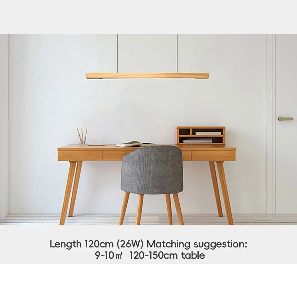 LED Hand Sweep Sensor Pendant Light Black Walnut Wood Modern Hanging Lamps for Dining Living Room Kitchen Office Celling Lamp LED Hand Sweep Sensor Pendant Light Black Walnut Wood Modern Hanging Lamps for Dining Living Room Kitchen Office Celling Lamp