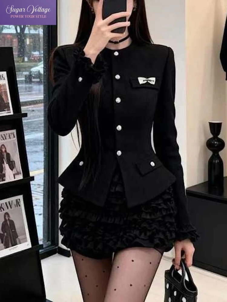 Korean Fashion Luxury Elegant 2 Piece Set Women Slim Fit Suit Jacket + High Waist Cake Skirt French Casual Solid Party Outfit
Korean Fashion Luxury Elegant 2 Piece Set Women Slim Fit Suit Jacket + High Waist Cake Skirt French Casual Solid Party Outfit