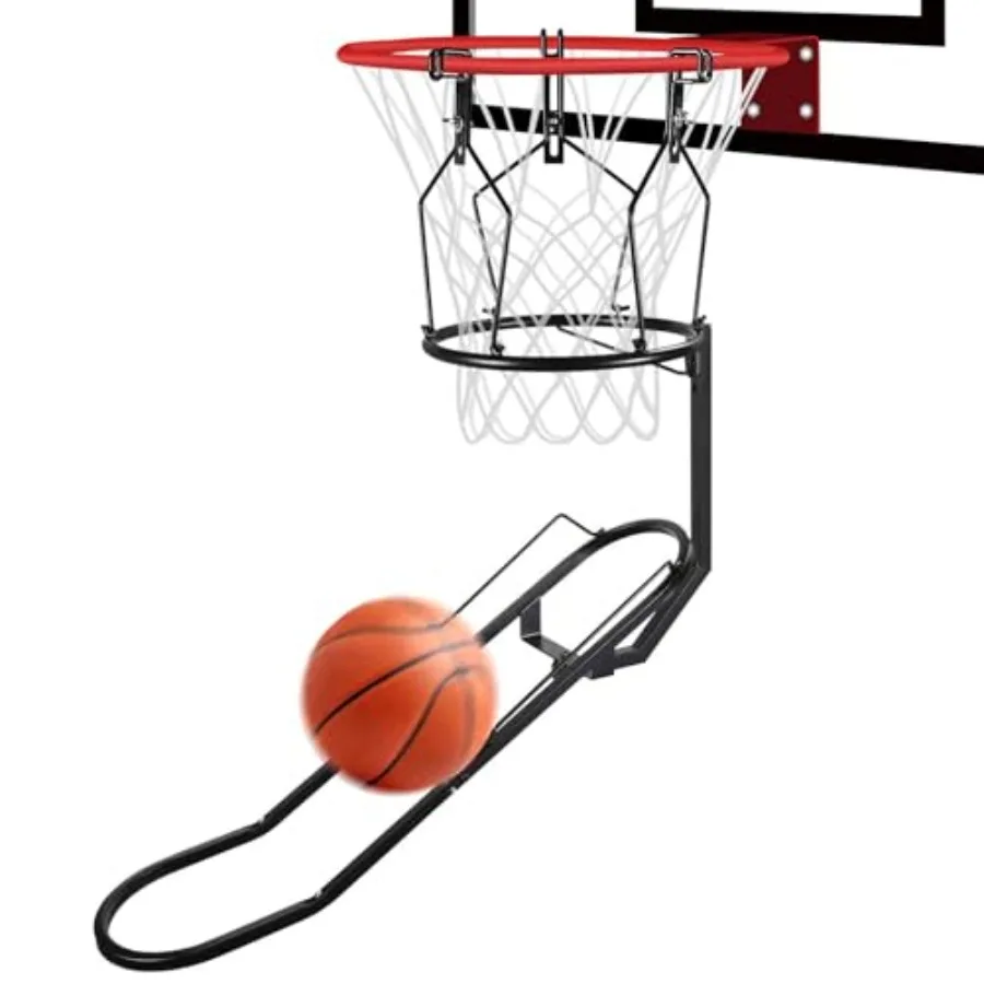Basketball Rebounder 180° Rotatable Basketball Return Attachment with 3 Stable Large Hooks Heavy Duty Basket Ball Accessories B
Basketball Rebounder 180° Rotatable Basketball Return Attachment with 3 Stable Large Hooks Heavy Duty Basket Ball Accessories B