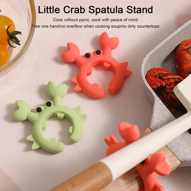 1/2 PCS Silicone Crab Shaped Spatula Holder Creative Multifunctional Silicone Crab Utensil Holder Multi-Functional Kitchen Tool
1/2 PCS Silicone Crab Shaped Spatula Holder Creative Multifunctional Silicone Crab Utensil Holder Multi-Functional Kitchen Tool