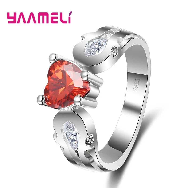 Trendy Design Heart Crystal Rings For Mother's Day Gift 925 Sterling Silver Wedding Engagement Ring Women Bands Jewelry
Trendy Design Heart Crystal Rings For Mother's Day Gift 925 Sterling Silver Wedding Engagement Ring Women Bands Jewelry
