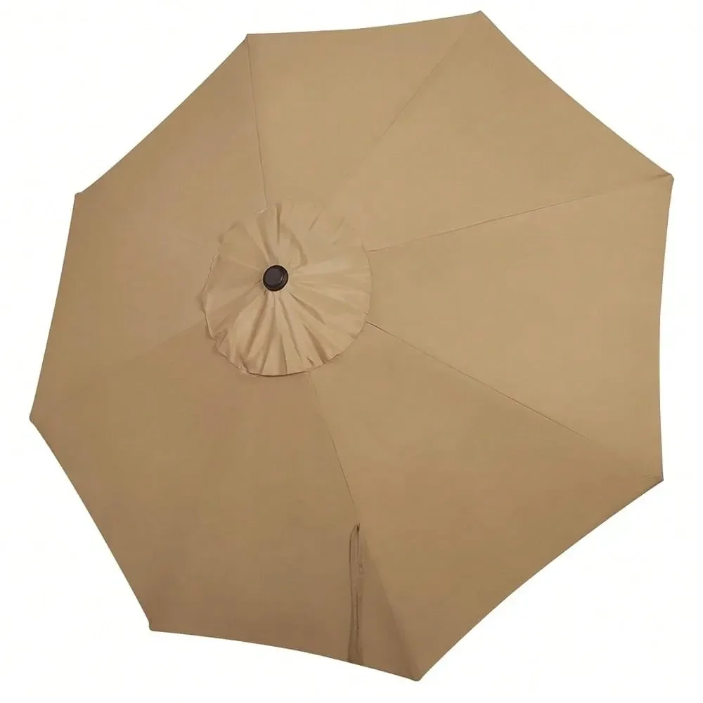 9ft Patio Umbrella Replacement Canopy, Market Umbrella Top, Outdoor Table Umbrella Canopy For 8 Ribs, Canopy Only,OneSize,Tan
9ft Patio Umbrella Replacement Canopy, Market Umbrella Top, Outdoor Table Umbrella Canopy For 8 Ribs, Canopy Only,OneSize,Tan