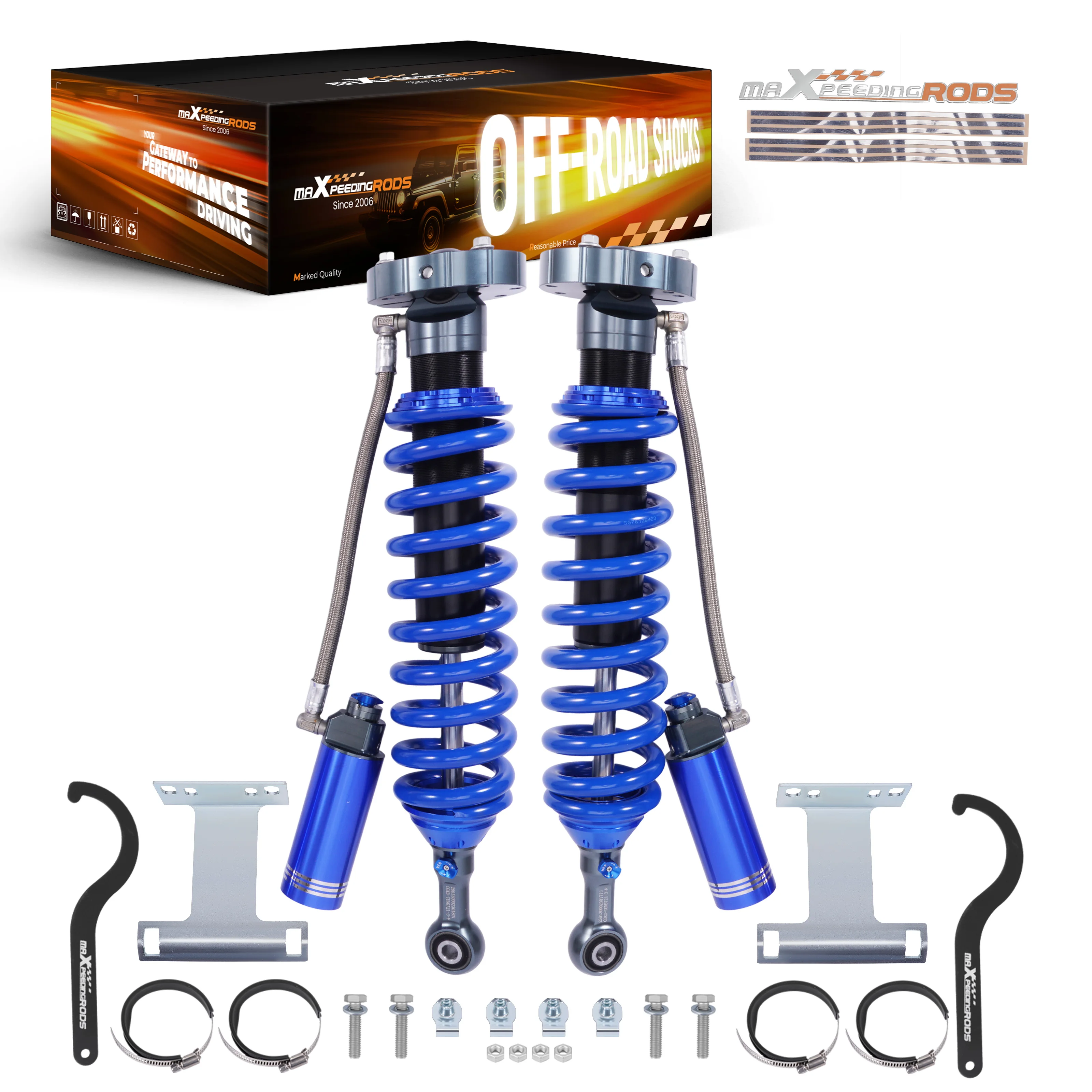 Амортизаторы MaXpeedingrods X3 Series Rise с регулировкой на 10 уровней и резервуаром для Toyota Tundra 2007-2021 (подъем 2-3 дюйма)
Амортизаторы MaXpeedingrods X3 Series Rise с регулировкой на 10 уровней и резервуаром для Toyota Tundra 2007-2021 (подъем 2-3 дюйма)