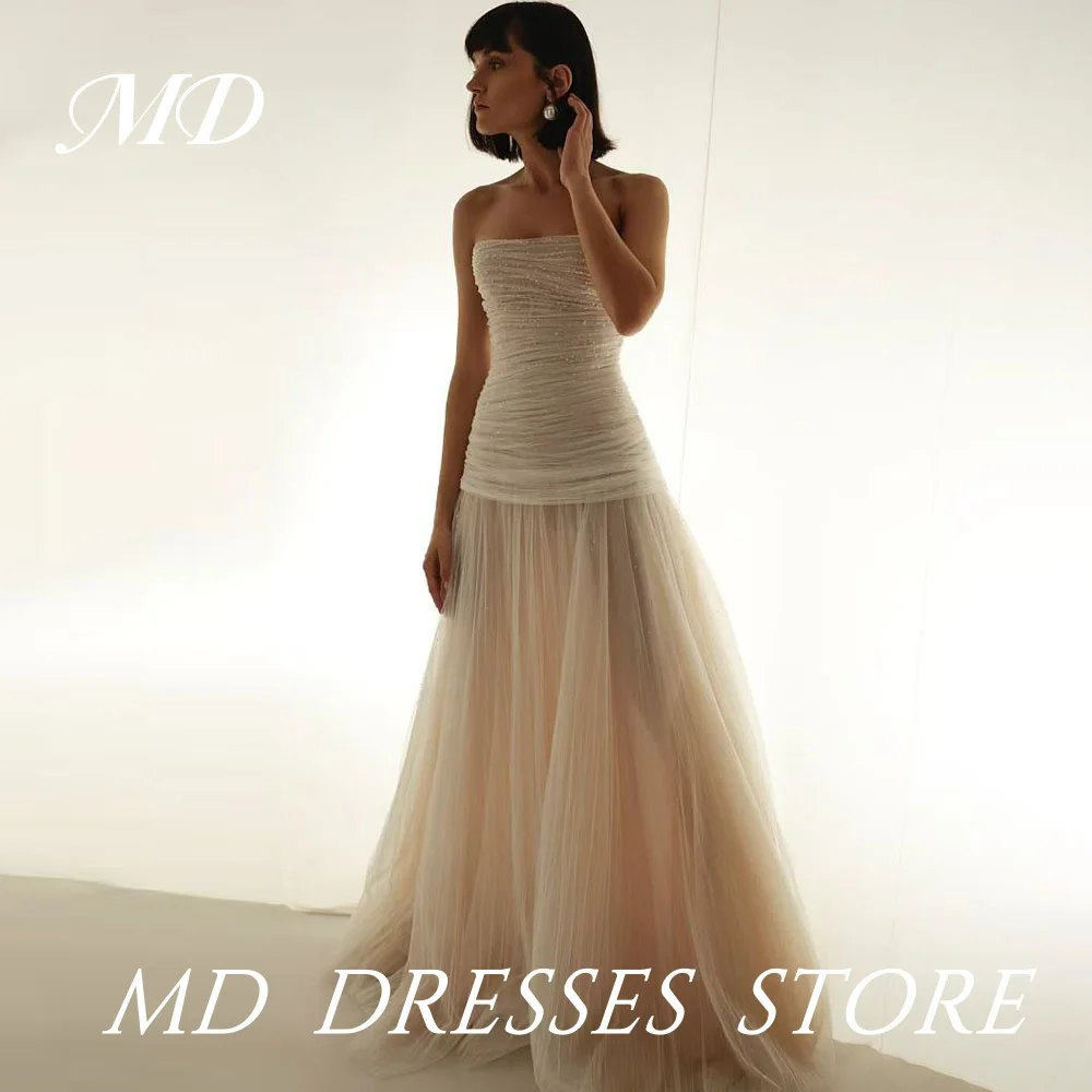 MD 2025 Modern shinny golden A-line Evening Gown Dress Glitter Sparkly Tulle Prom Gown for Women Vestidos de fiesta customised
MD 2025 Modern shinny golden A-line Evening Gown Dress Glitter Sparkly Tulle Prom Gown for Women Vestidos de fiesta customised