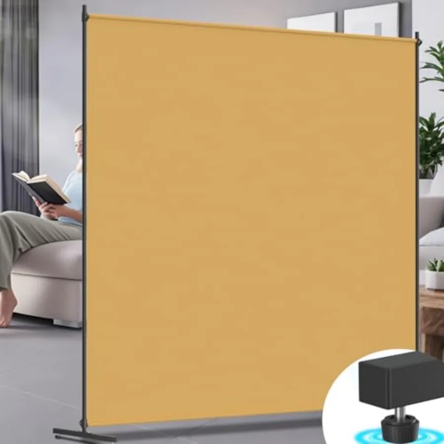 Room Divider 72x72Inch Tall Single Panel Privacy Screen with Thickened Fabric Portable Partition Wall for Room Separation Frees
Room Divider 72x72Inch Tall Single Panel Privacy Screen with Thickened Fabric Portable Partition Wall for Room Separation Frees