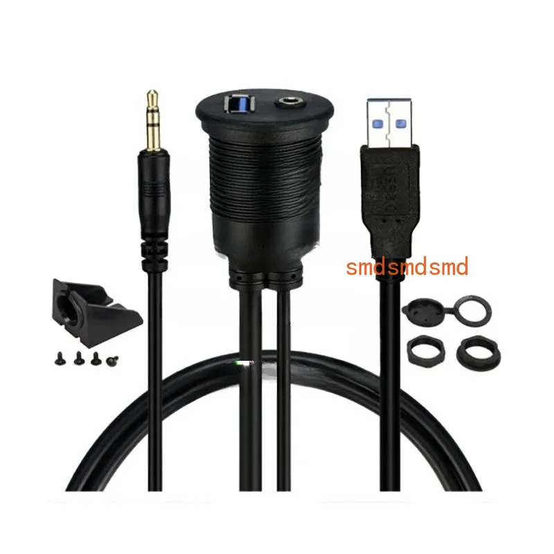 Cable 3.5mm Female USB Male Auxiliary Audio Power Extension Cable
Cable 3.5mm Female USB Male Auxiliary Audio Power Extension Cable