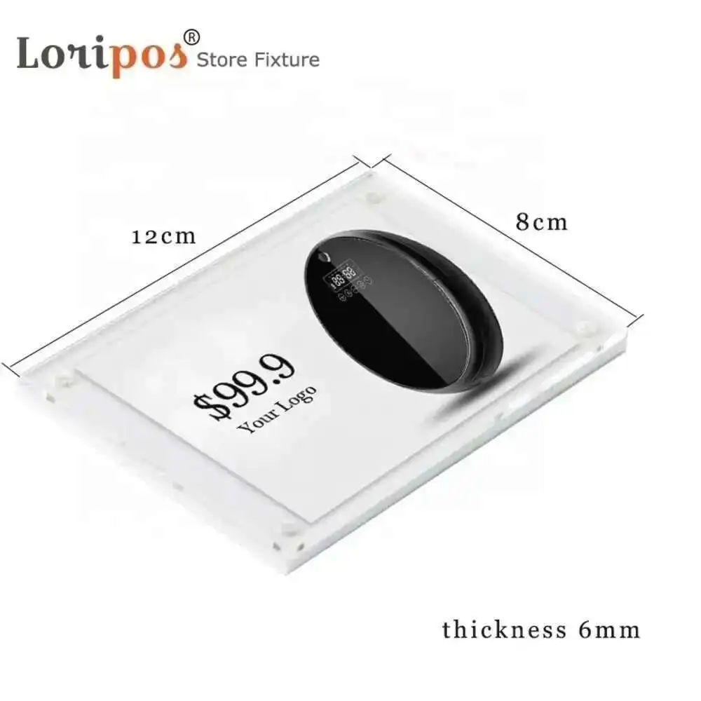 1pcs Sticker Price Tag Display Acrylic Magnet Name Card Shelf Wall Mount Info Desk Table Sign Holder Photo Frame
1pcs Sticker Price Tag Display Acrylic Magnet Name Card Shelf Wall Mount Info Desk Table Sign Holder Photo Frame