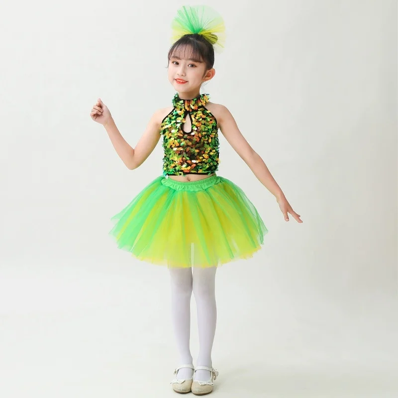 Yellow Jazz Dance Costume Girls Contemporary Freestyle Sequin Dance Costume Suit Girls Children Stage Wear Festival Celebration
Yellow Jazz Dance Costume Girls Contemporary Freestyle Sequin Dance Costume Suit Girls Children Stage Wear Festival Celebration