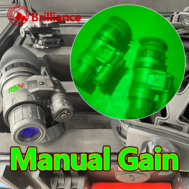 Cost-effective Integrated Manual Gain Function Generation2+ FOM1600+ P43 P45 Green White Phosphor PVS 14
Cost-effective Integrated Manual Gain Function Generation2+ FOM1600+ P43 P45 Green White Phosphor PVS 14