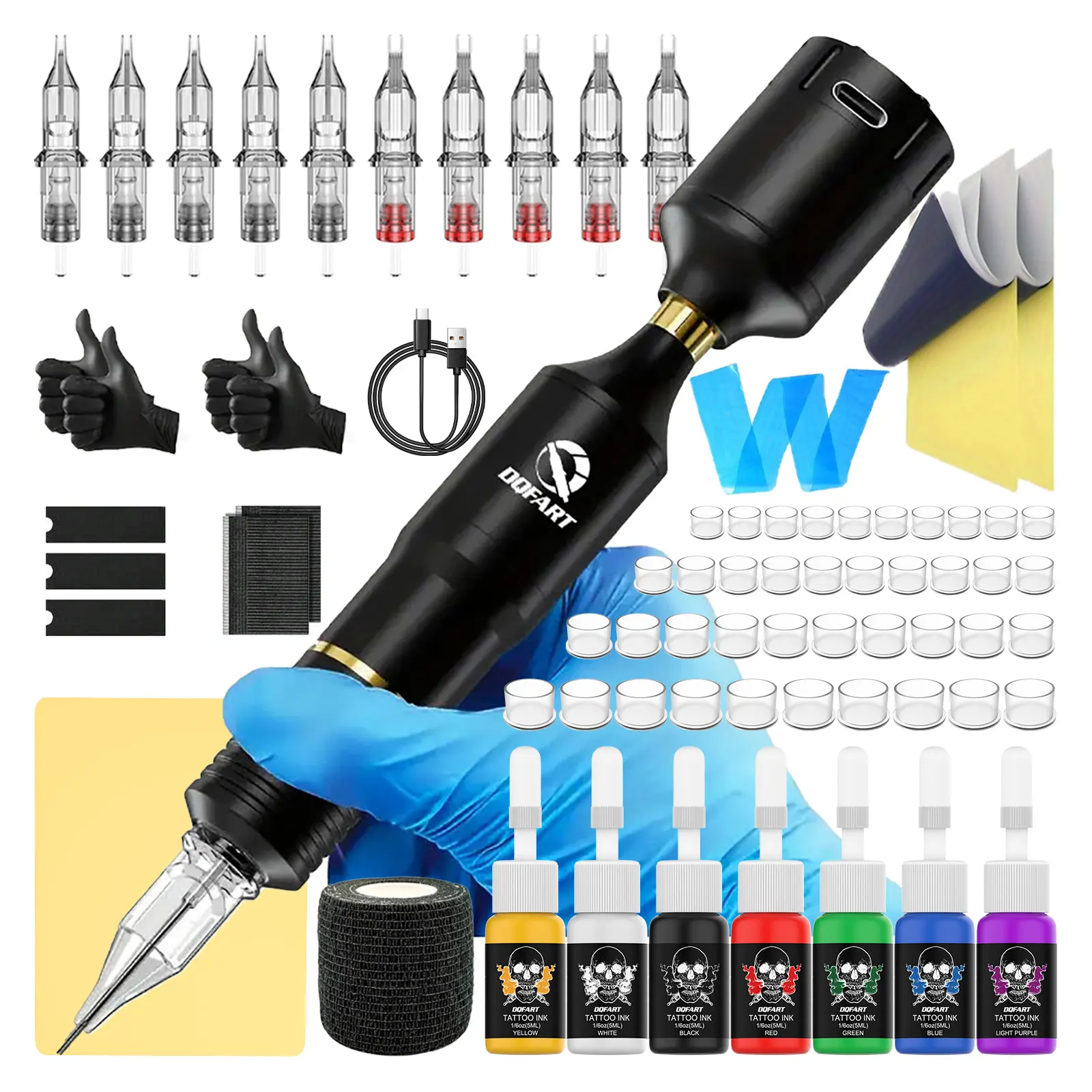 Tattoo Kit DQFART Beautiful Tattoo Pen Kit For Permanent Makeup Tattoo Machine Kit Hot Tattoo Power Supply Tattoo Gun Kit
Tattoo Kit DQFART Beautiful Tattoo Pen Kit For Permanent Makeup Tattoo Machine Kit Hot Tattoo Power Supply Tattoo Gun Kit