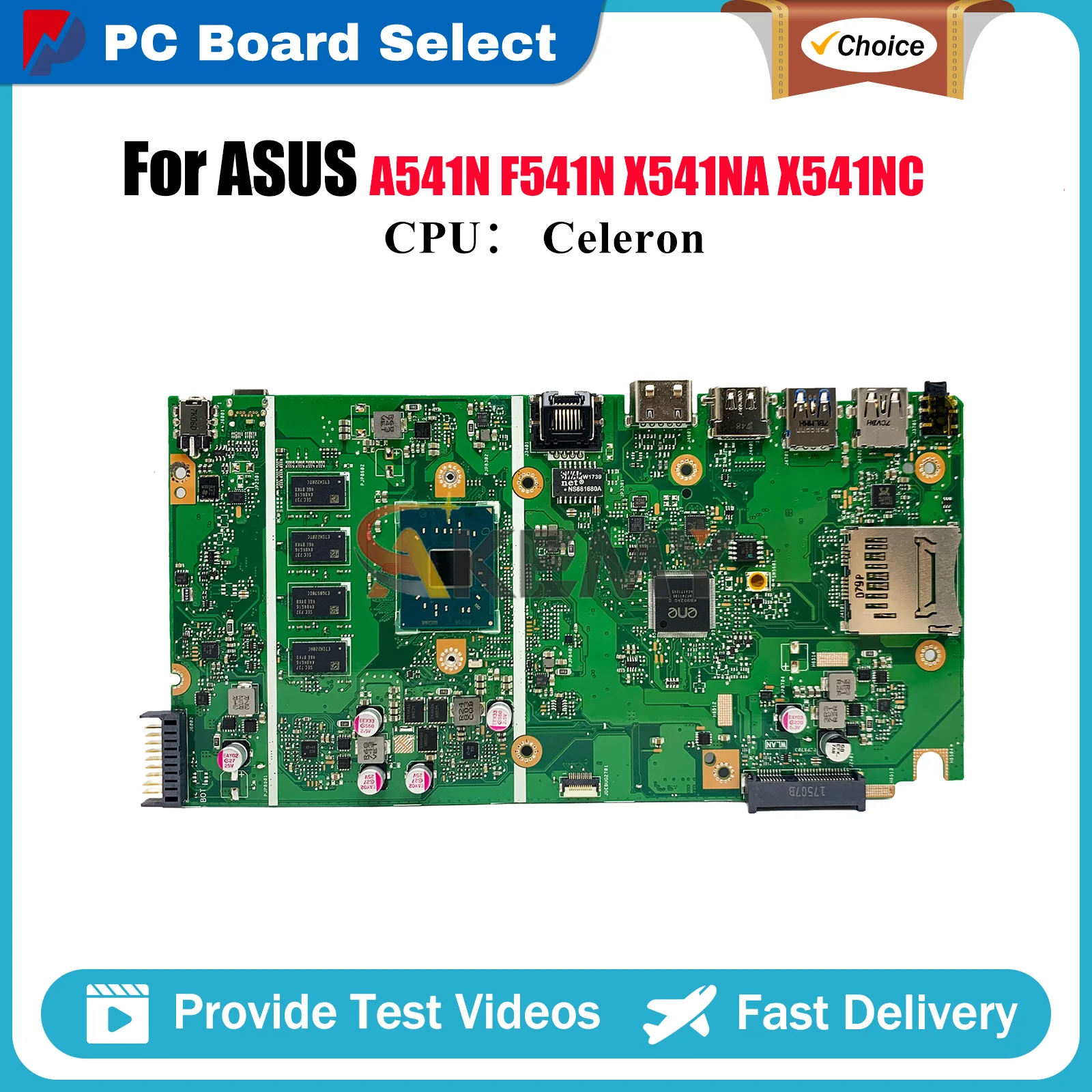X541NA Laptop Motherboard For ASUS VivoBook A541N X541NA X541N A541N X541NC R541N F541N Notebook Mainboard With Celeron CPU stk
X541NA Laptop Motherboard For ASUS VivoBook A541N X541NA X541N A541N X541NC R541N F541N Notebook Mainboard With Celeron CPU stk