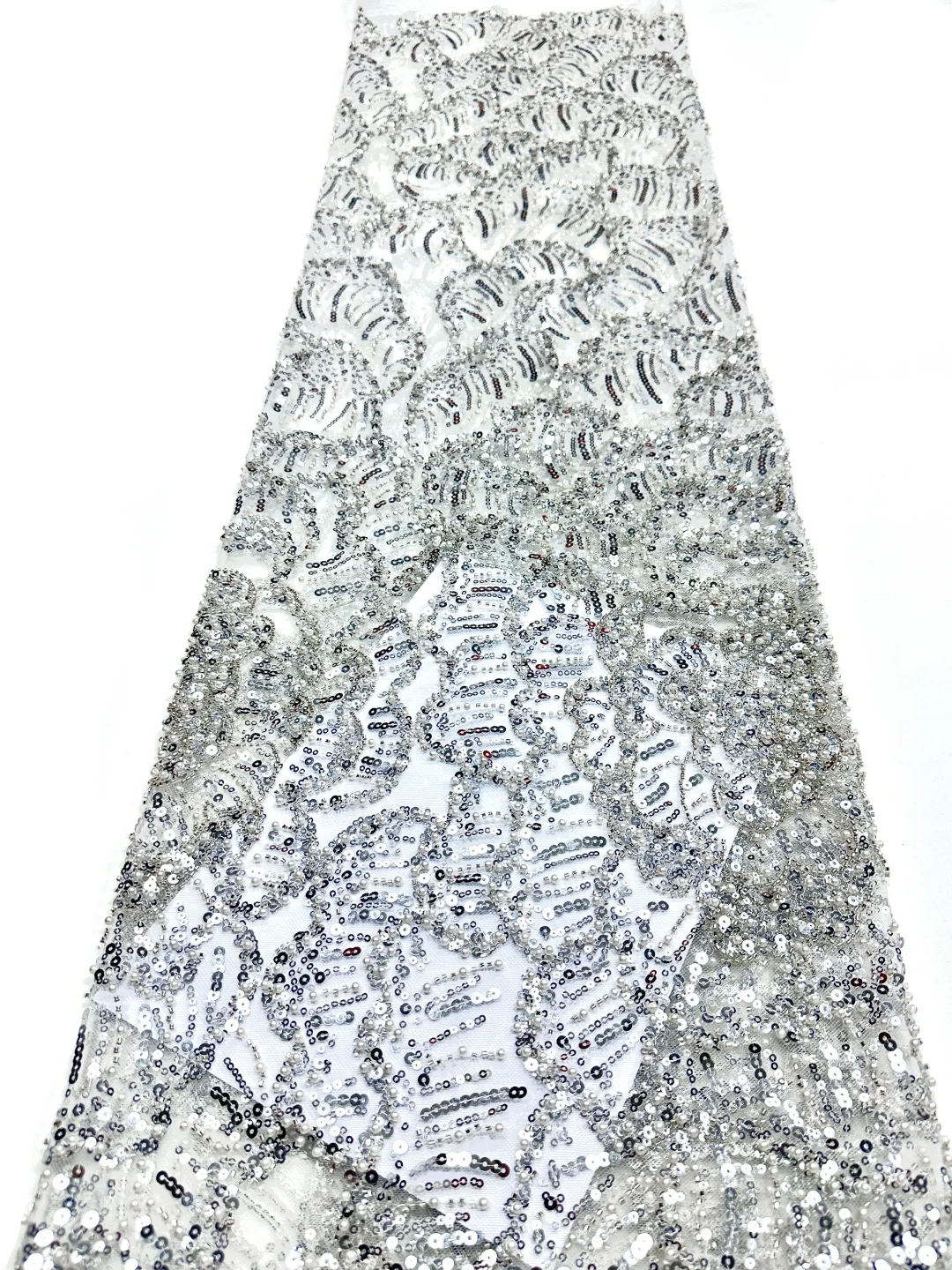 Ткань для свадебного платья 2026, ультраэлегантный белый мягкий тюль с кружевом, бисером и камнями - высококачественная австрийская новинка NN7638_R
Ткань для свадебного платья 2026, ультраэлегантный белый мягкий тюль с кружевом, бисером и камнями - высококачественная австрийская новинка NN7638_R