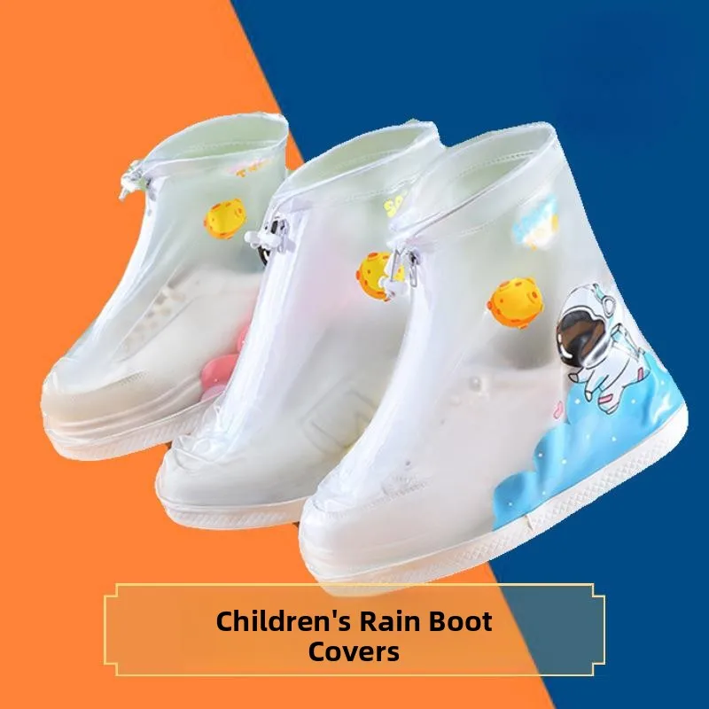 Thickened Waterproof Anti-Slip Wear-Resistant Cartoon Children's Rain Boot Covers Portable Outdoor Travel Shoe Covers
Thickened Waterproof Anti-Slip Wear-Resistant Cartoon Children's Rain Boot Covers Portable Outdoor Travel Shoe Covers