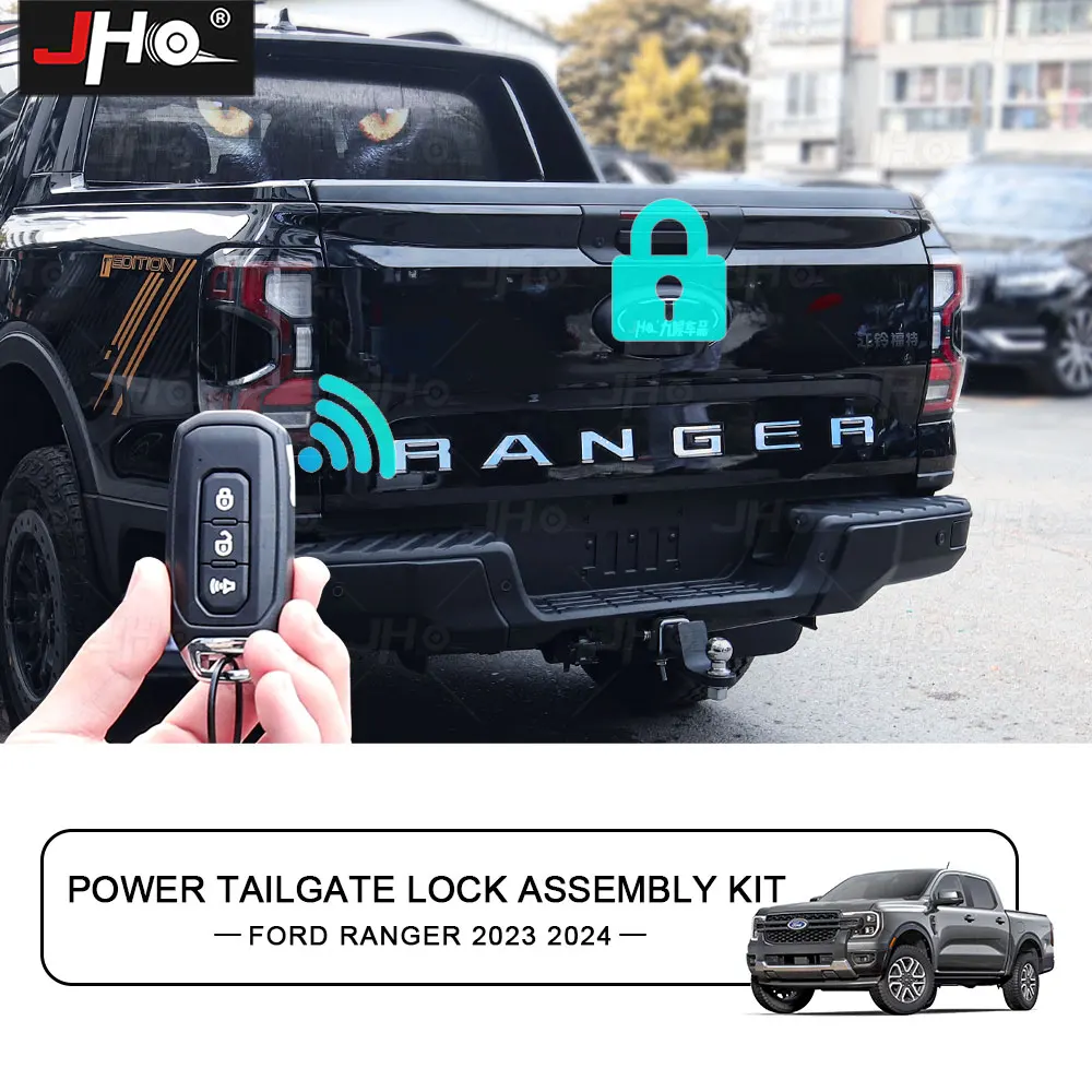 JHO Tailgate Lock Anti Theft Kit Truck Theft Prevention Gate Defender for Ford Ranger T9 2022 2023 2024
JHO Tailgate Lock Anti Theft Kit Truck Theft Prevention Gate Defender for Ford Ranger T9 2022 2023 2024