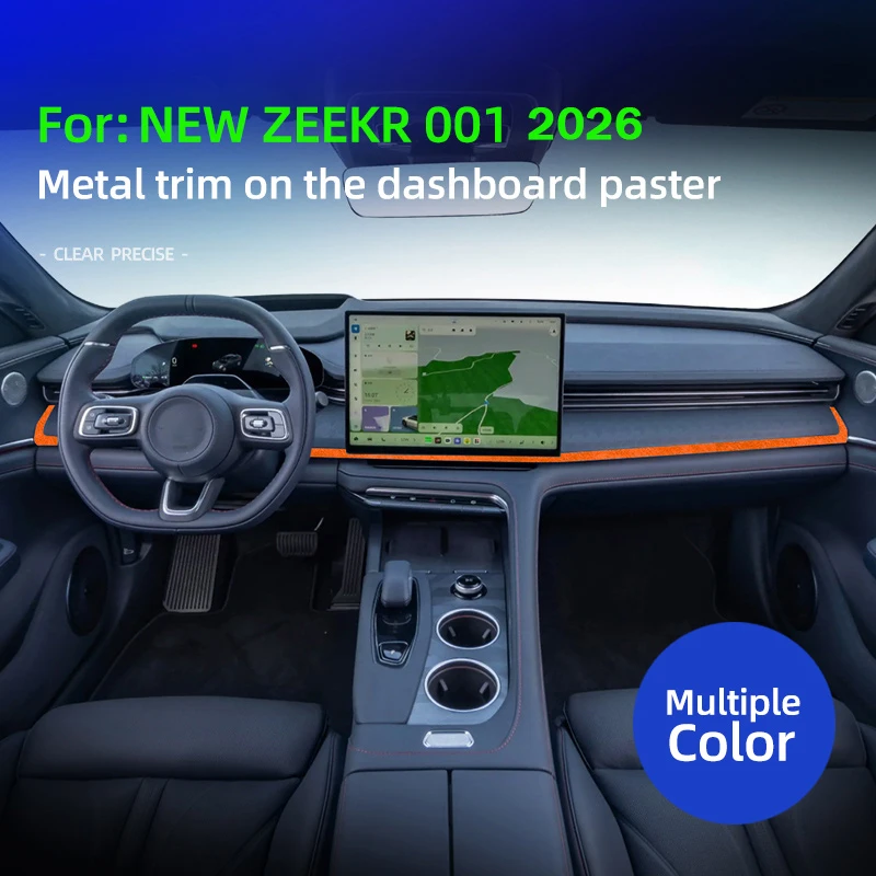 For New Refreshed ZEEKR 001 2026, 001 Max Ultra, Car Dashboard Trim Strip Metal Decorative Protective Decal Stickers Accessories
For New Refreshed ZEEKR 001 2026, 001 Max Ultra, Car Dashboard Trim Strip Metal Decorative Protective Decal Stickers Accessories