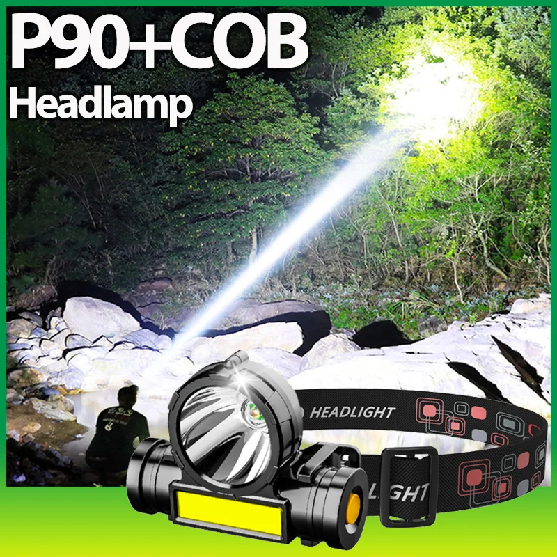 Portable LED Headlamp USB Rechargeable 18650 Headlight Waterproof Magnet Lantern Built-in battery Head flashlight Torch Fishing
Portable LED Headlamp USB Rechargeable 18650 Headlight Waterproof Magnet Lantern Built-in battery Head flashlight Torch Fishing