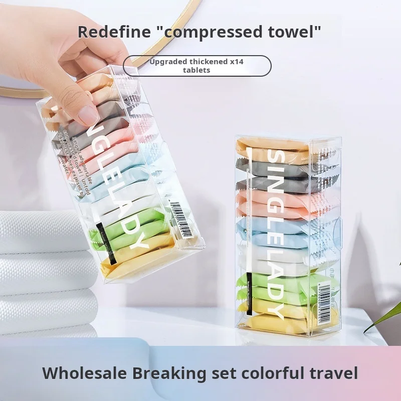 14pcs/box Disposable Washcloth Portable Travel Towel Thickened Compressed Face Cleansing Beauty Square Towel
14pcs/box Disposable Washcloth Portable Travel Towel Thickened Compressed Face Cleansing Beauty Square Towel