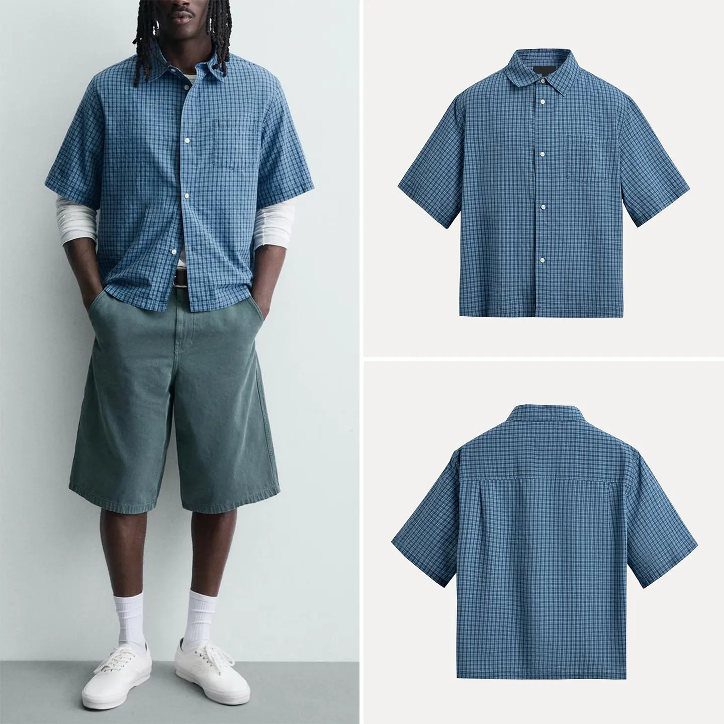 Fashionable Plaid Shirt Men's Summer 2026 Standard Fit Long Sleeve Casual Style Skin-friendly Breathable Button-up Shirt
Fashionable Plaid Shirt Men's Summer 2026 Standard Fit Long Sleeve Casual Style Skin-friendly Breathable Button-up Shirt