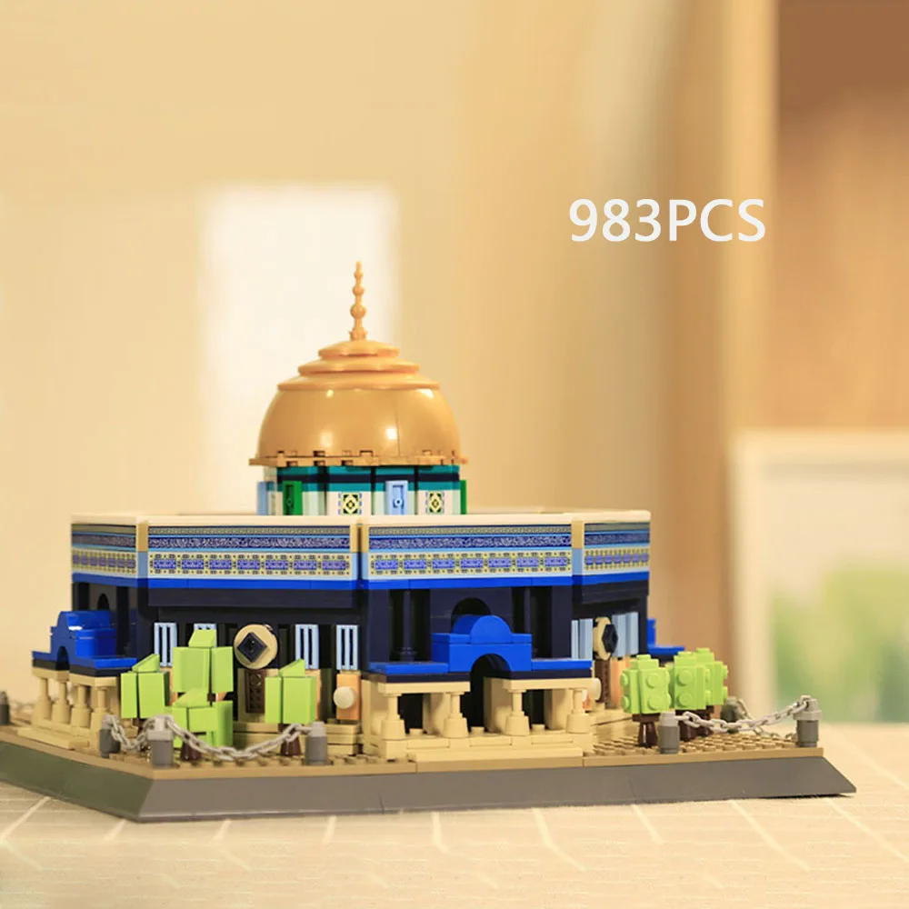 Creative World Famous Architecture Building Block Cultural Construction Jerusalem Dome Of Rock Model Sets Brick Toys Collection
Creative World Famous Architecture Building Block Cultural Construction Jerusalem Dome Of Rock Model Sets Brick Toys Collection