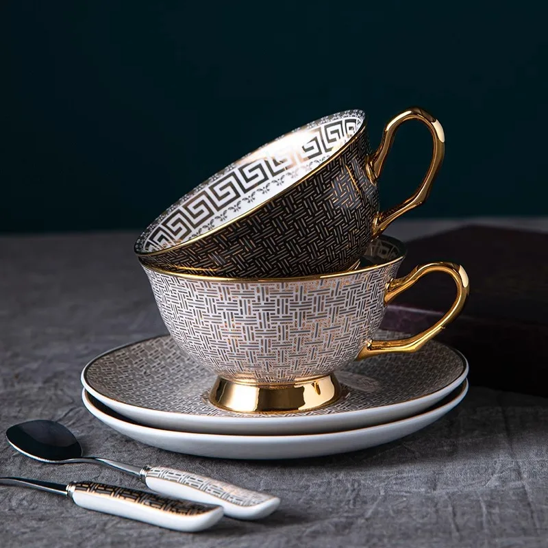 Bone China Coffee Cup Light Luxury Exquisite Cup and Plate Set Home European-style Light Luxury High-end Afternoon Tea Set Mugs
Bone China Coffee Cup Light Luxury Exquisite Cup and Plate Set Home European-style Light Luxury High-end Afternoon Tea Set Mugs