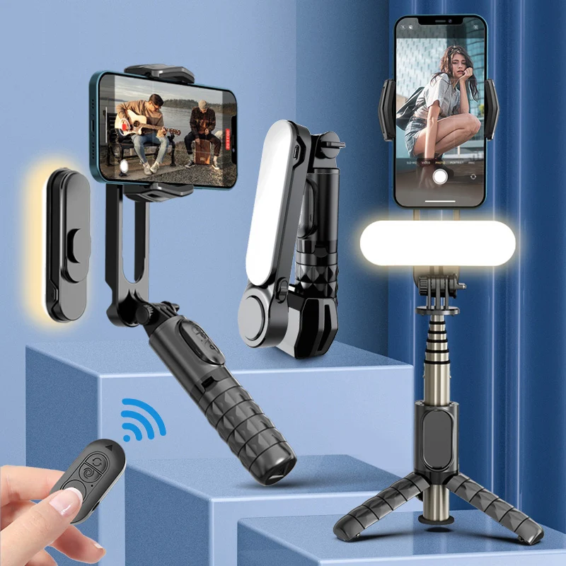 Gimbal Stabilizer Selfie Stick Tripod with Fill Light Wireless Bluetooth for HUAWEI Xiaomi IPhone Cell Phone Smartphone Handheld
Gimbal Stabilizer Selfie Stick Tripod with Fill Light Wireless Bluetooth for HUAWEI Xiaomi IPhone Cell Phone Smartphone Handheld