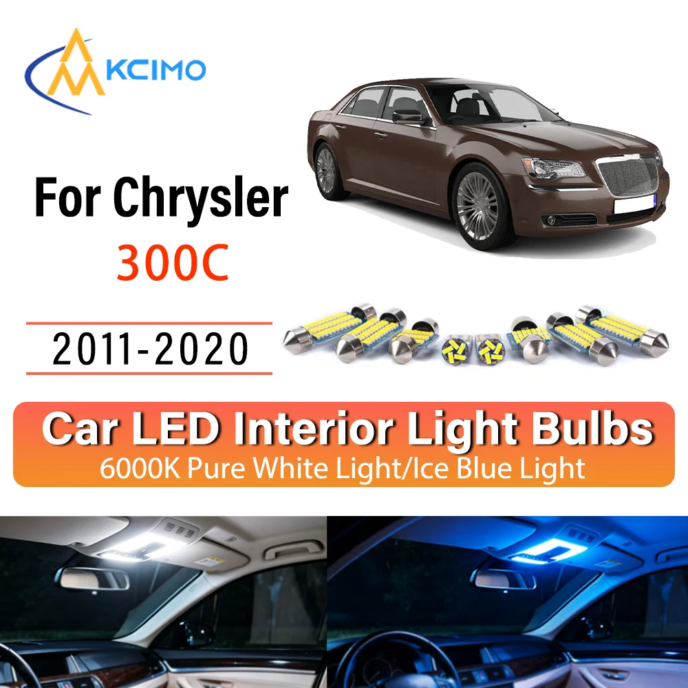 LED Interior Light Bulb Set For Chrysler 300C 2011-2020 Easy Install Bright White/Blue Dome Map Door Courtesy Brights
LED Interior Light Bulb Set For Chrysler 300C 2011-2020 Easy Install Bright White/Blue Dome Map Door Courtesy Brights