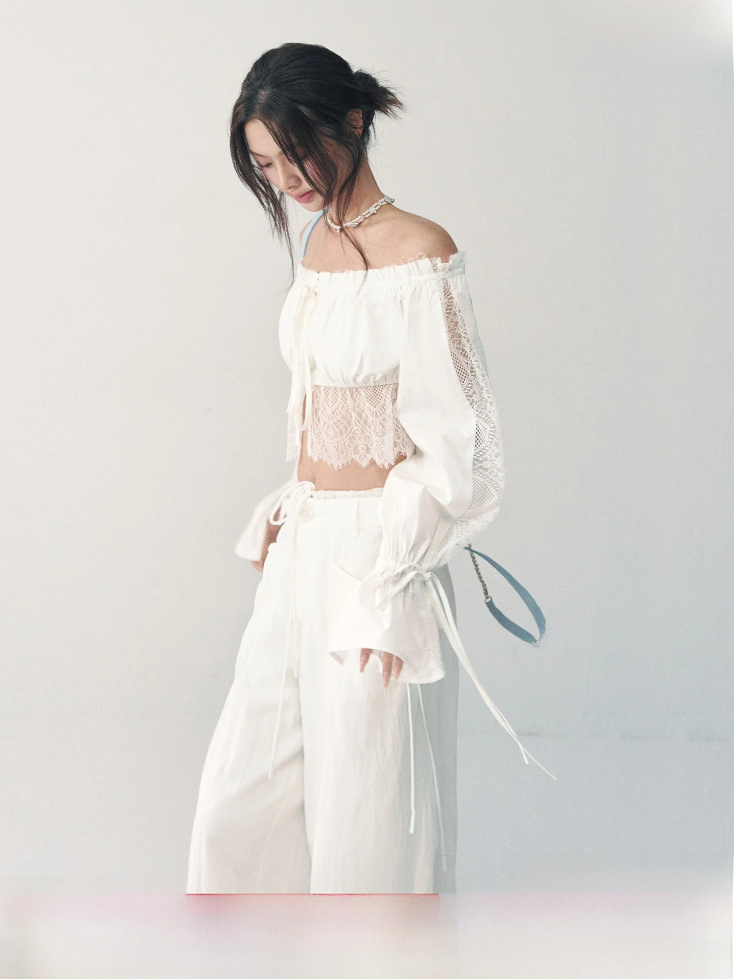 RECOIN RC White ort Lace irt Women's Spring 2026 New Sle Long Sve Cotton One-oulder Bridesmaid Top
RECOIN RC White ort Lace irt Women's Spring 2026 New Sle Long Sve Cotton One-oulder Bridesmaid Top