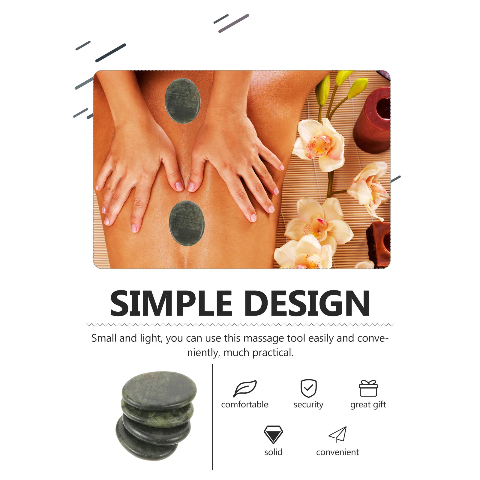 4pcs Olive Jade Massage Stones Natural Spa Tools for Face Neck Hand Relaxing Scraper Healthy Massager Portable Use
4pcs Olive Jade Massage Stones Natural Spa Tools for Face Neck Hand Relaxing Scraper Healthy Massager Portable Use
