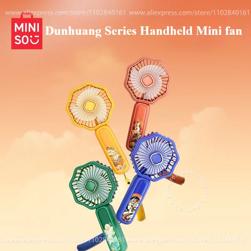 Миниатюрный ручной вентилятор MINISO серии Dunhuang, классические элементы в китайском стиле, долговечный, удобный в переноске, подарок для кабинета и офиса
Миниатюрный ручной вентилятор MINISO серии Dunhuang, классические элементы в китайском стиле, долговечный, удобный в переноске, подарок для кабинета и офиса
