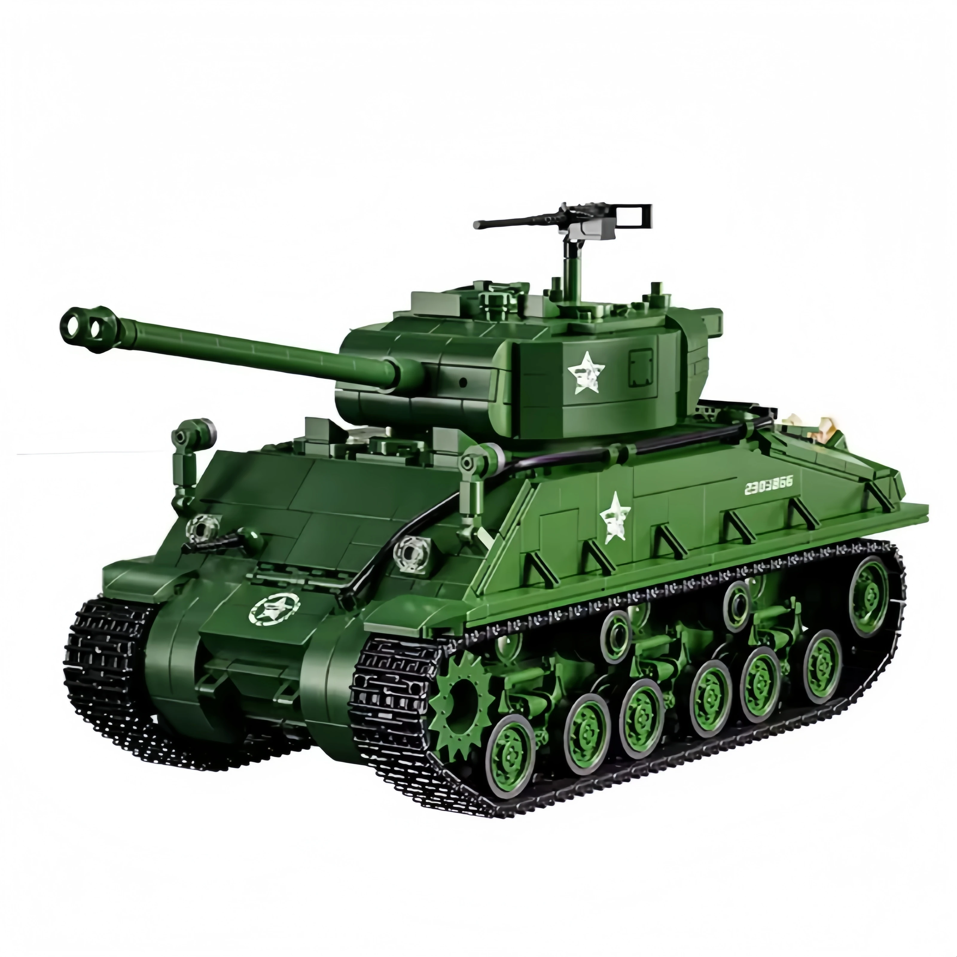 Military M4 Sherman Medium Tank Model 1682 Pcs Building Block Set Model Boys DIY Christmas Gift Toy
Military M4 Sherman Medium Tank Model 1682 Pcs Building Block Set Model Boys DIY Christmas Gift Toy