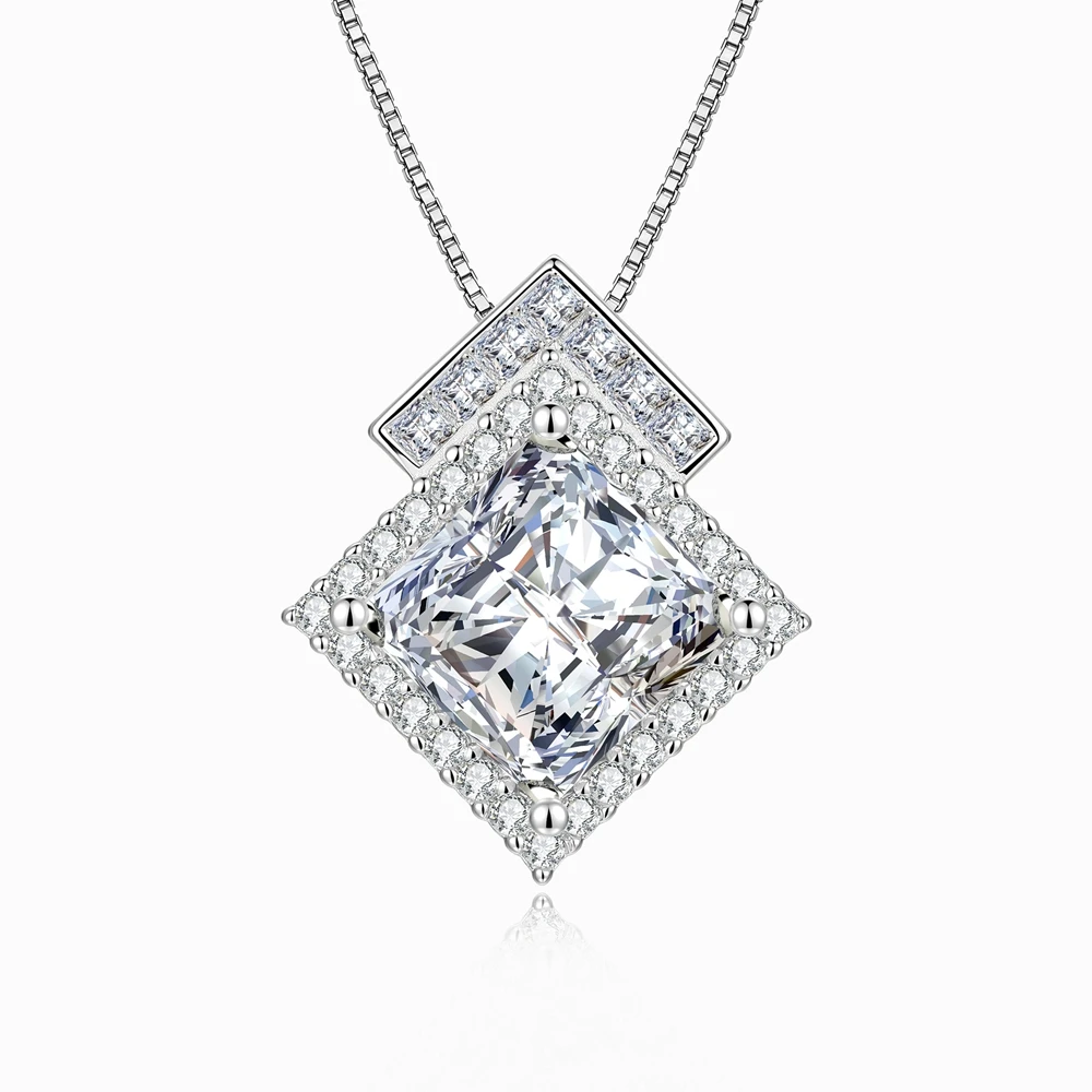 D Color VVS1 5CT Moissanite Pendant Necklaces 100%-S925 Sterling Silver Necklace for Woman Birthday Party High-End Jewelry Gift
D Color VVS1 5CT Moissanite Pendant Necklaces 100%-S925 Sterling Silver Necklace for Woman Birthday Party High-End Jewelry Gift