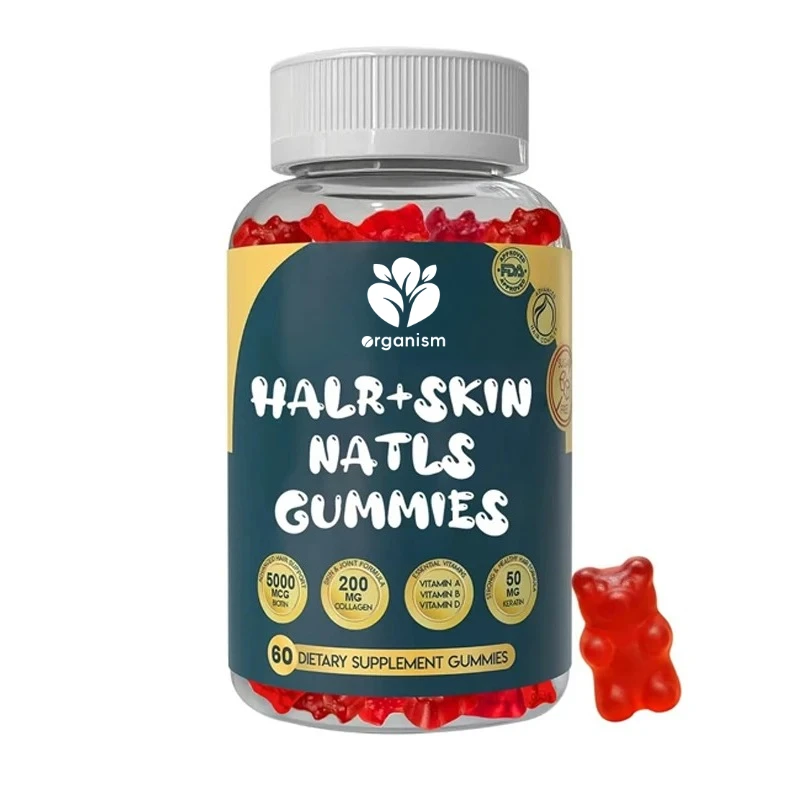 Hair, skin, and nail gummies sugar free - collagen 200mg, keratin 50mg - vitamins A, C, D, E, gluten free
Hair, skin, and nail gummies sugar free - collagen 200mg, keratin 50mg - vitamins A, C, D, E, gluten free