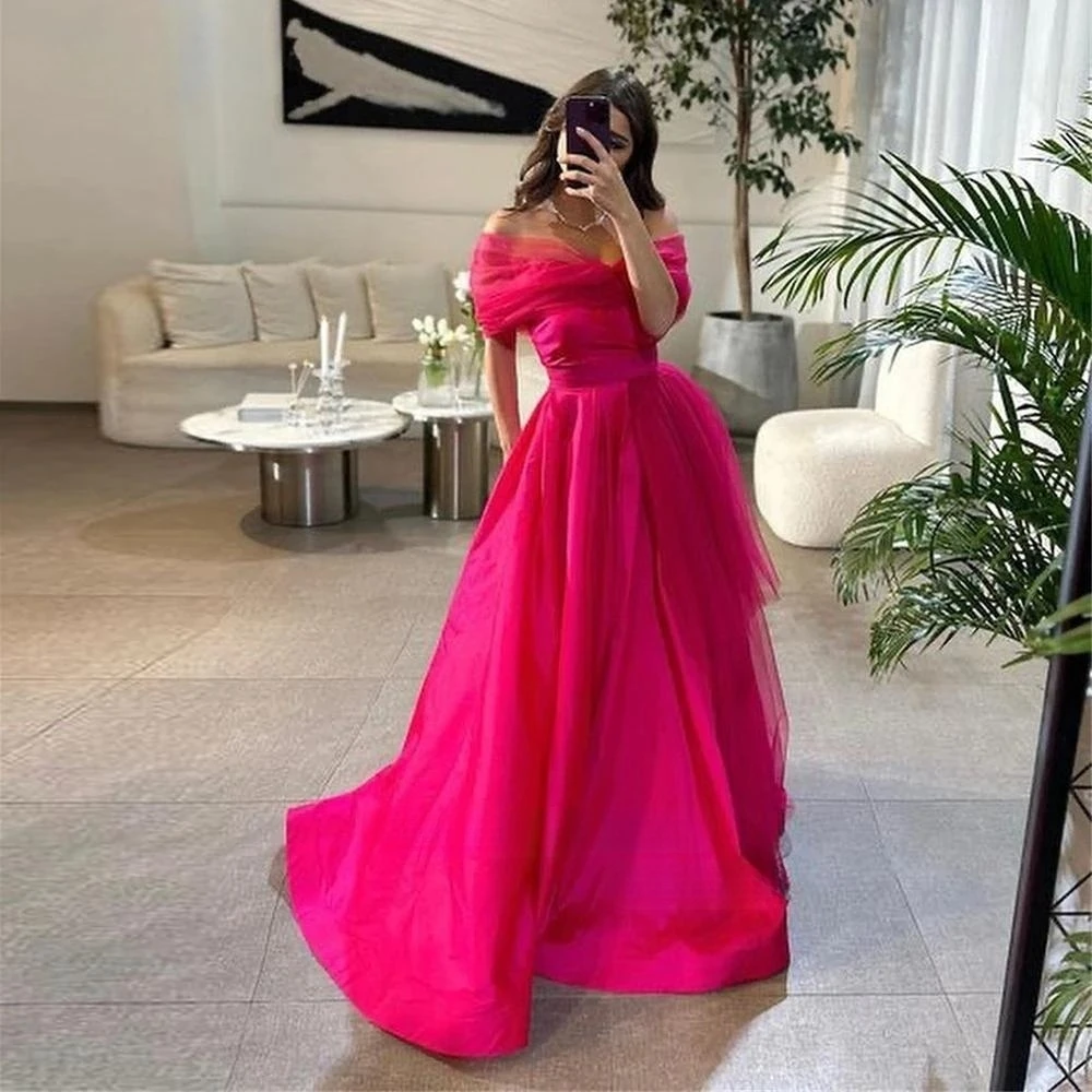 Santorini Generous Prom Dresses Tulle Off Shoulder Birthday Party Evening Gowns A Line Satin Vestidos Para Eventos Especiales
Santorini Generous Prom Dresses Tulle Off Shoulder Birthday Party Evening Gowns A Line Satin Vestidos Para Eventos Especiales