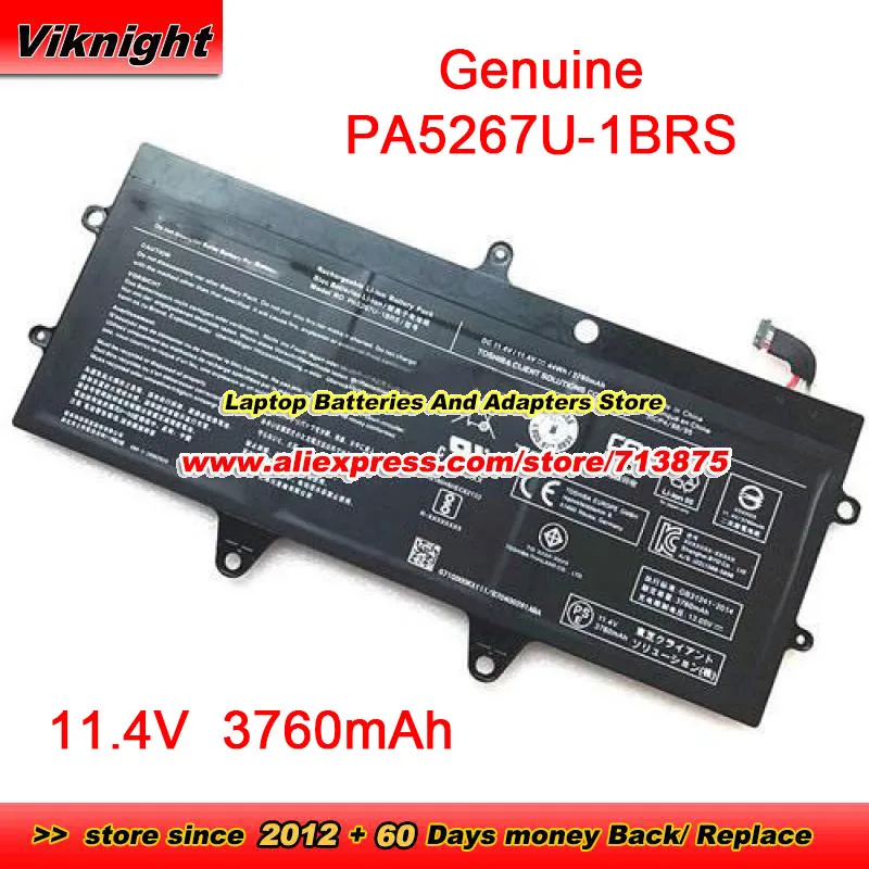 Genuine PA5267U-1BRS Battery For Toshiba DYNABOOK V62 V82 Portege X20W Laptop Battery
Genuine PA5267U-1BRS Battery For Toshiba DYNABOOK V62 V82 Portege X20W Laptop Battery