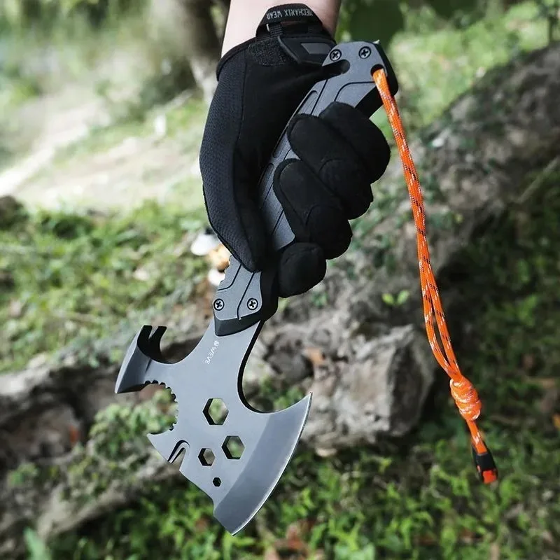 Многофункциональный топор из высокоуглеродистой стали, портативный портативный топор для кемпинга, самообороны, выживания, молоток, измельчитель, дрова, портативные инструменты
Многофункциональный топор из высокоуглеродистой стали, портативный портативный топор для кемпинга, самообороны, выживания, молоток, измельчитель, дрова, портативные инструменты