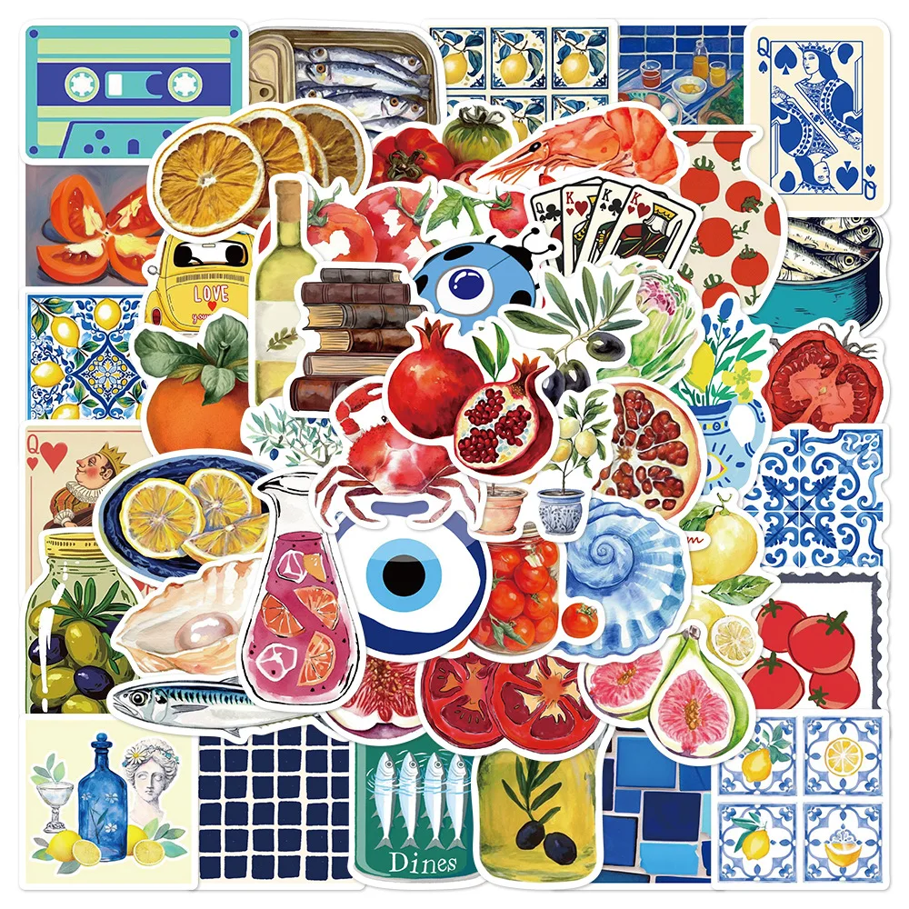 50Pcs Mediterranean Tomato Stickers Mediterranean DIY Stickers Scrapbooking Phone Luggage Skateboard Waterproof Decals
50Pcs Mediterranean Tomato Stickers Mediterranean DIY Stickers Scrapbooking Phone Luggage Skateboard Waterproof Decals