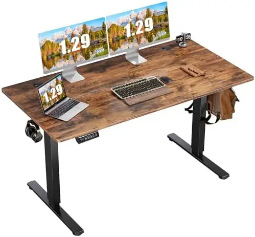 Standing Desk Adjustable Height, 63inch Electric Sit Stand up Desk for Home Office, Modern Rising Work Table for Computer Laptop
Standing Desk Adjustable Height, 63inch Electric Sit Stand up Desk for Home Office, Modern Rising Work Table for Computer Laptop