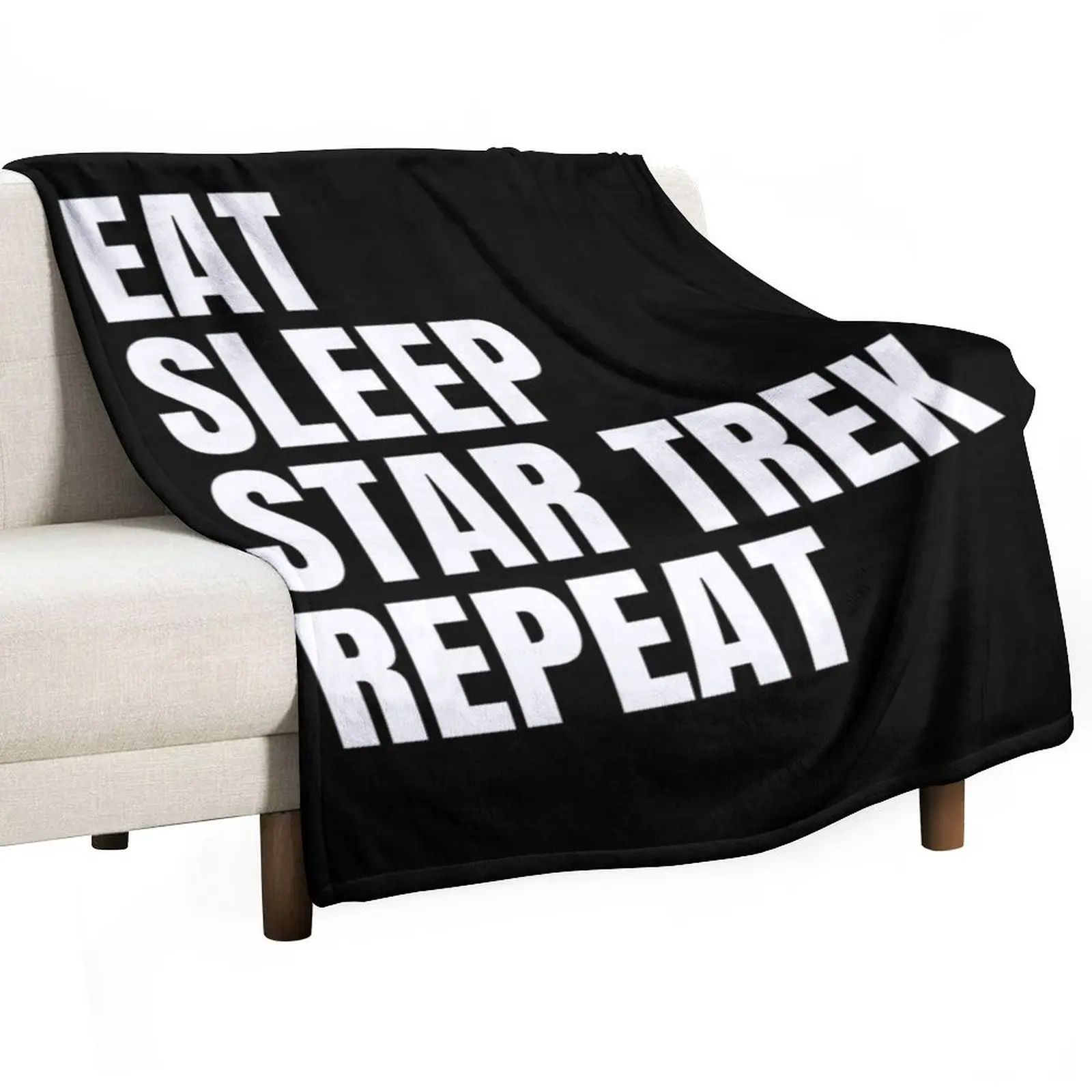 Eat Sleep Star Trek Repeat Throw Blanket Reusable Durable Soft Blanket for All Seasons
Eat Sleep Star Trek Repeat Throw Blanket Reusable Durable Soft Blanket for All Seasons
