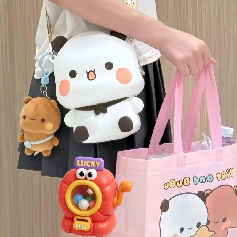 Kawaii Cartoon Bubu And Dudu Silicone Crossbody Bag For Girls Small Phone Bag Leisure Anime Periphery Toy Panda Accessory Gift
Kawaii Cartoon Bubu And Dudu Silicone Crossbody Bag For Girls Small Phone Bag Leisure Anime Periphery Toy Panda Accessory Gift