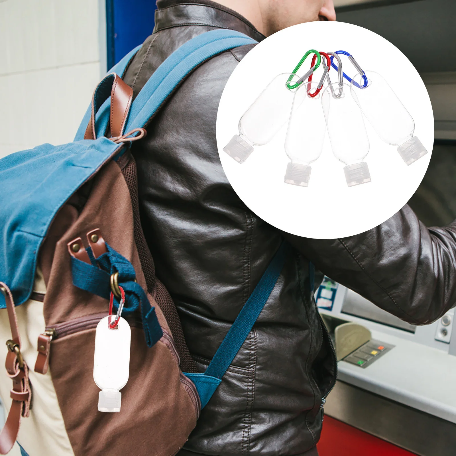 10 set Refillable Travel Bottles Clear Portable Hand Bottle For Perfume Liquid Keychain Container Leak-Proof Empty
10 set Refillable Travel Bottles Clear Portable Hand Bottle For Perfume Liquid Keychain Container Leak-Proof Empty