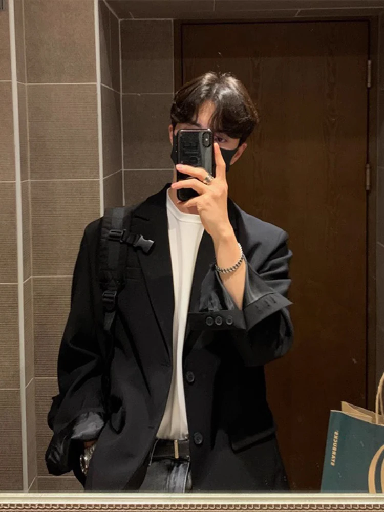 Мужской костюм Pure Bla, весенне-осенний, в британском стиле, повседневный, модный, с высоким воротником, длинными рукавами, стандартного кроя, не требует глажки.
Мужской костюм Pure Bla, весенне-осенний, в британском стиле, повседневный, модный, с высоким воротником, длинными рукавами, стандартного кроя, не требует глажки.