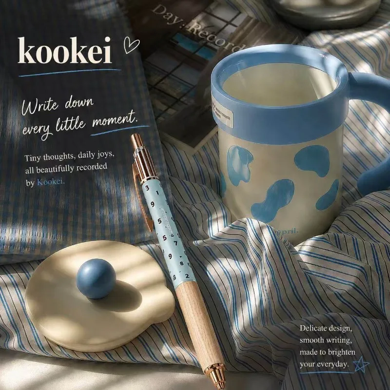 KOOKEI Fun Stationery Wave Point Gel Pen,0.5mm ST Quick-dry Smooth Fine Pen Tip,Natural Oak Pen Holder Efficiency Writing Tools
KOOKEI Fun Stationery Wave Point Gel Pen,0.5mm ST Quick-dry Smooth Fine Pen Tip,Natural Oak Pen Holder Efficiency Writing Tools