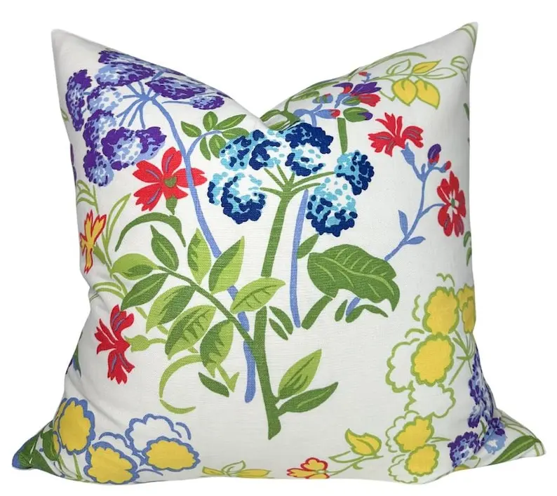 Spring Garden Pillow Cover in Multi, Designer Pillow Cover, Decorative Pillows Case
Spring Garden Pillow Cover in Multi, Designer Pillow Cover, Decorative Pillows Case