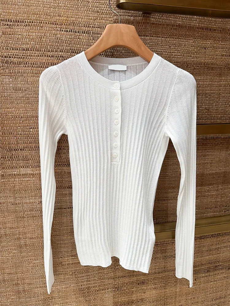 Белый вязаный топ Slim Fit, универсальный женский топ Ele Faion Early Spring Sle для поездок на работу, базовый цвет, длинный све Crew Ne
Белый вязаный топ Slim Fit, универсальный женский топ Ele Faion Early Spring Sle для поездок на работу, базовый цвет, длинный све Crew Ne