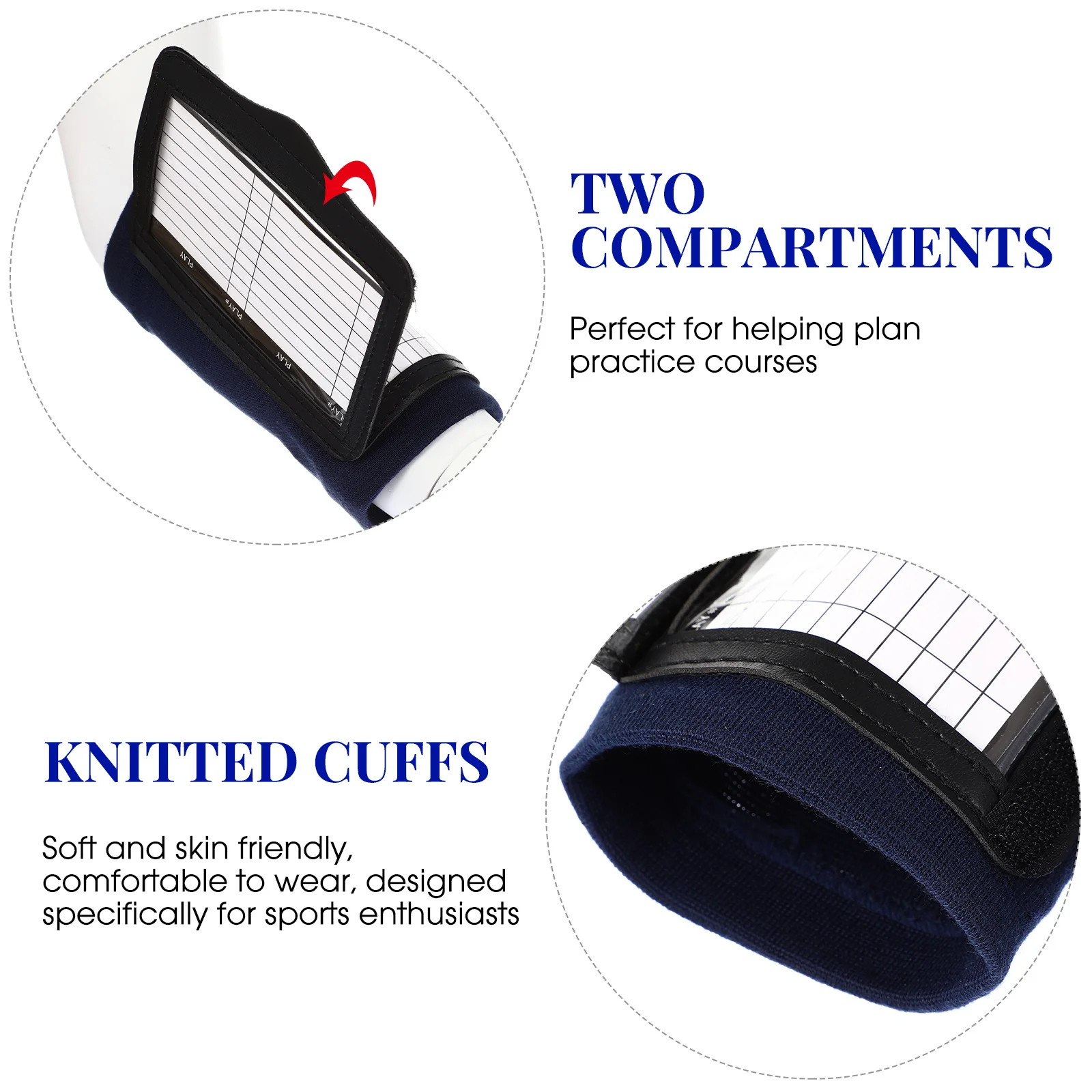2Pcs Basketball Coaching Board Wrist Play Wristband Black Heavy Duty Football Wristbands Reusable Sports Clipboard Coaching
2Pcs Basketball Coaching Board Wrist Play Wristband Black Heavy Duty Football Wristbands Reusable Sports Clipboard Coaching